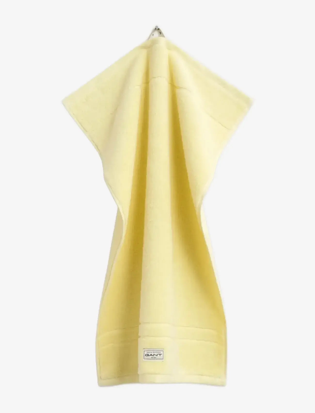 GANT - PREMIUM TOWEL 50X70 - gästhanddukar - vanilla yellow - 0