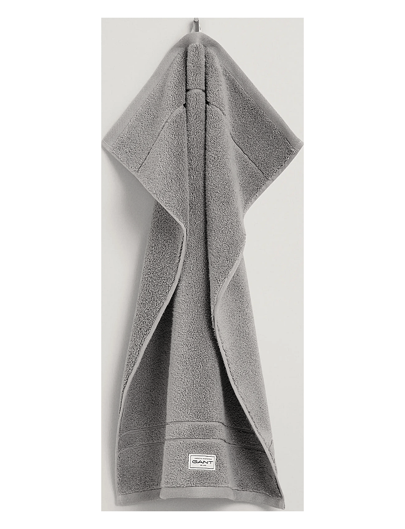 GANT - PREMIUM TOWEL 50X100 - badlakan - concrete grey - 0