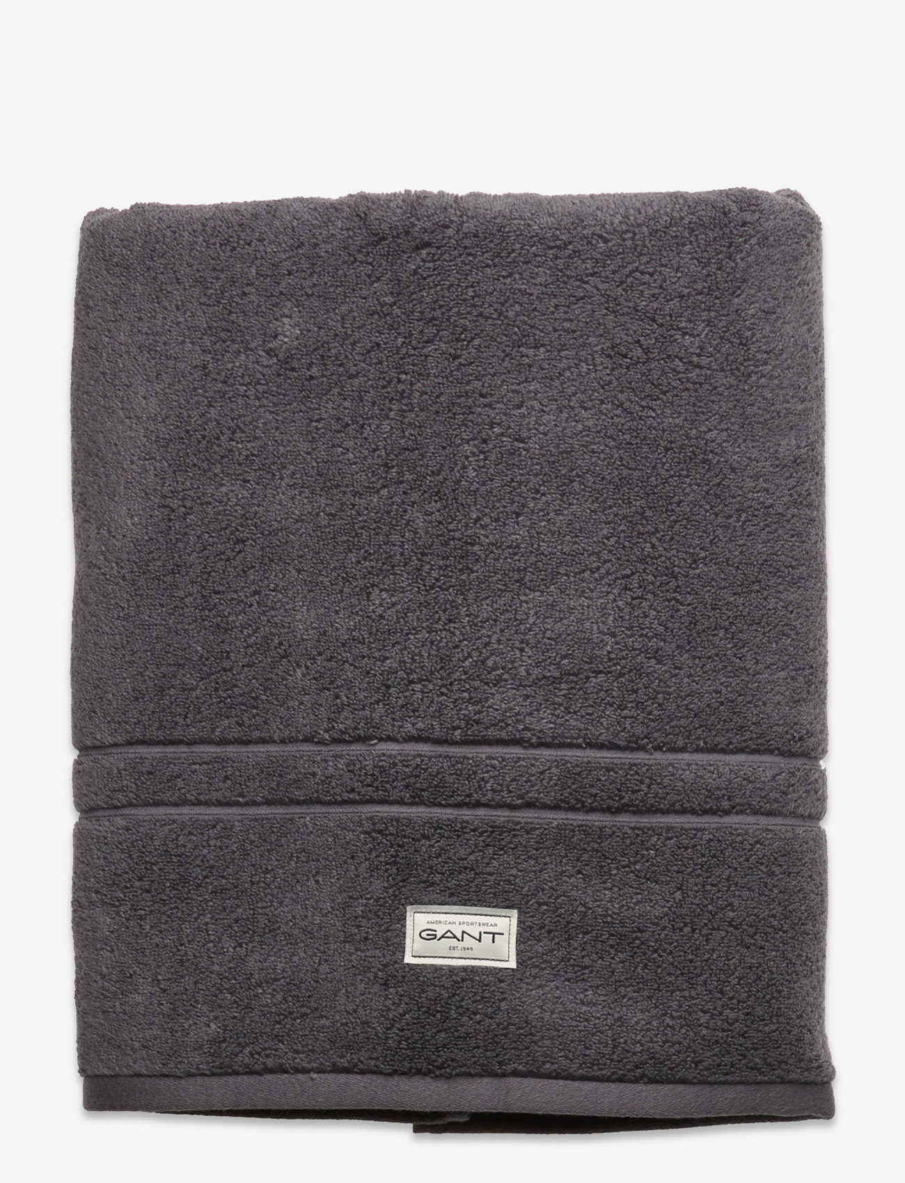 Gant - Premium Towel 70 x 140 - badehåndklæder - anchor grey - 0