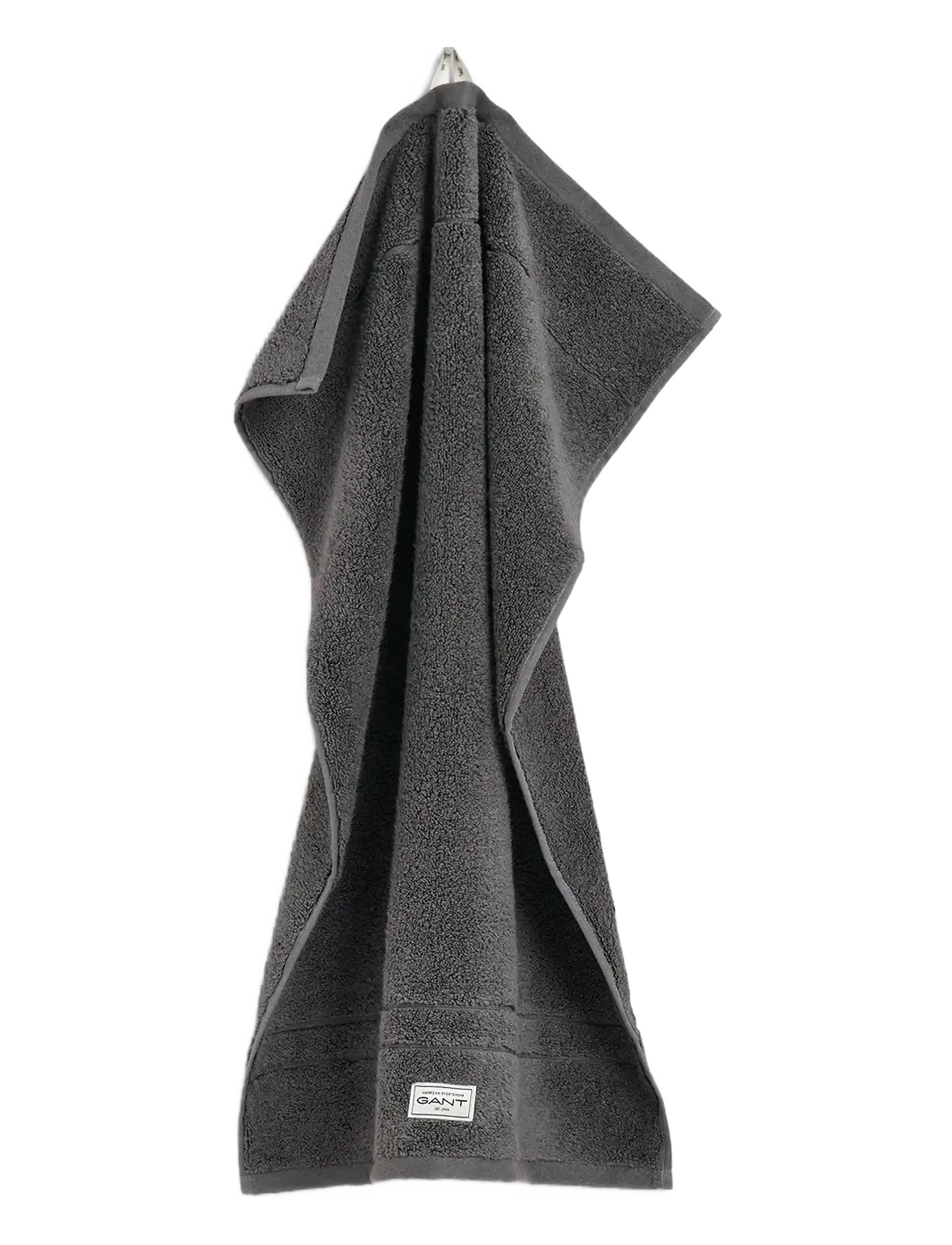 Gant - Premium Towel 70 x 140 - badehåndklæder - anchor grey - 1