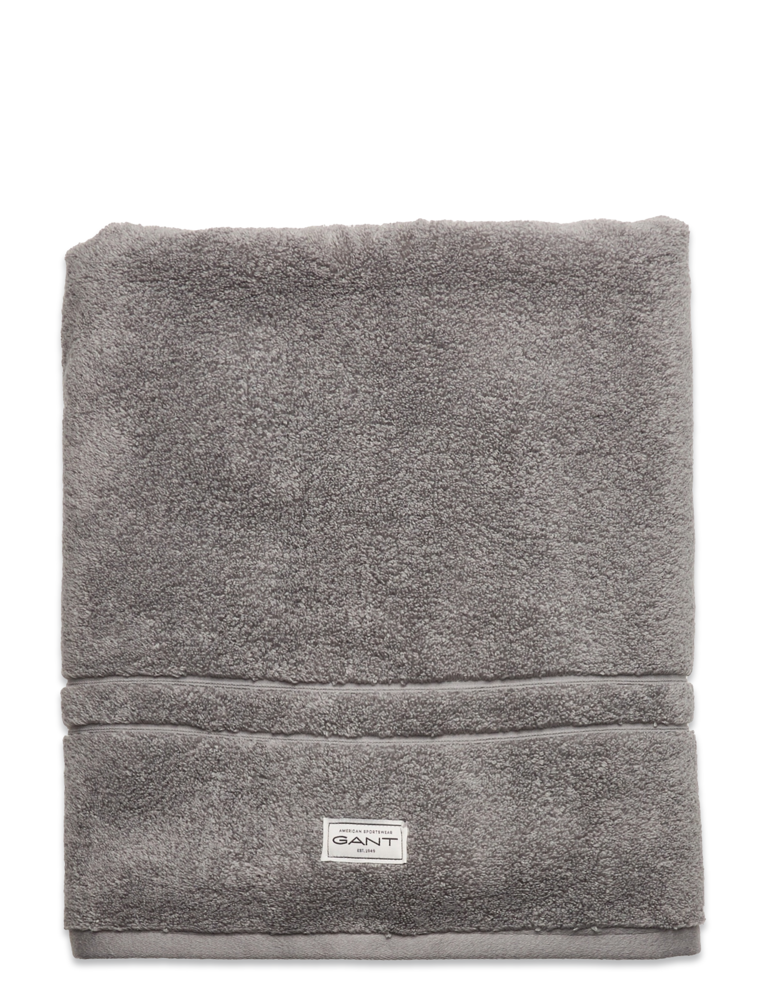 Gant Premium Towel 70 x 140 - Tekstiilid - CONCRETE GREY / grey