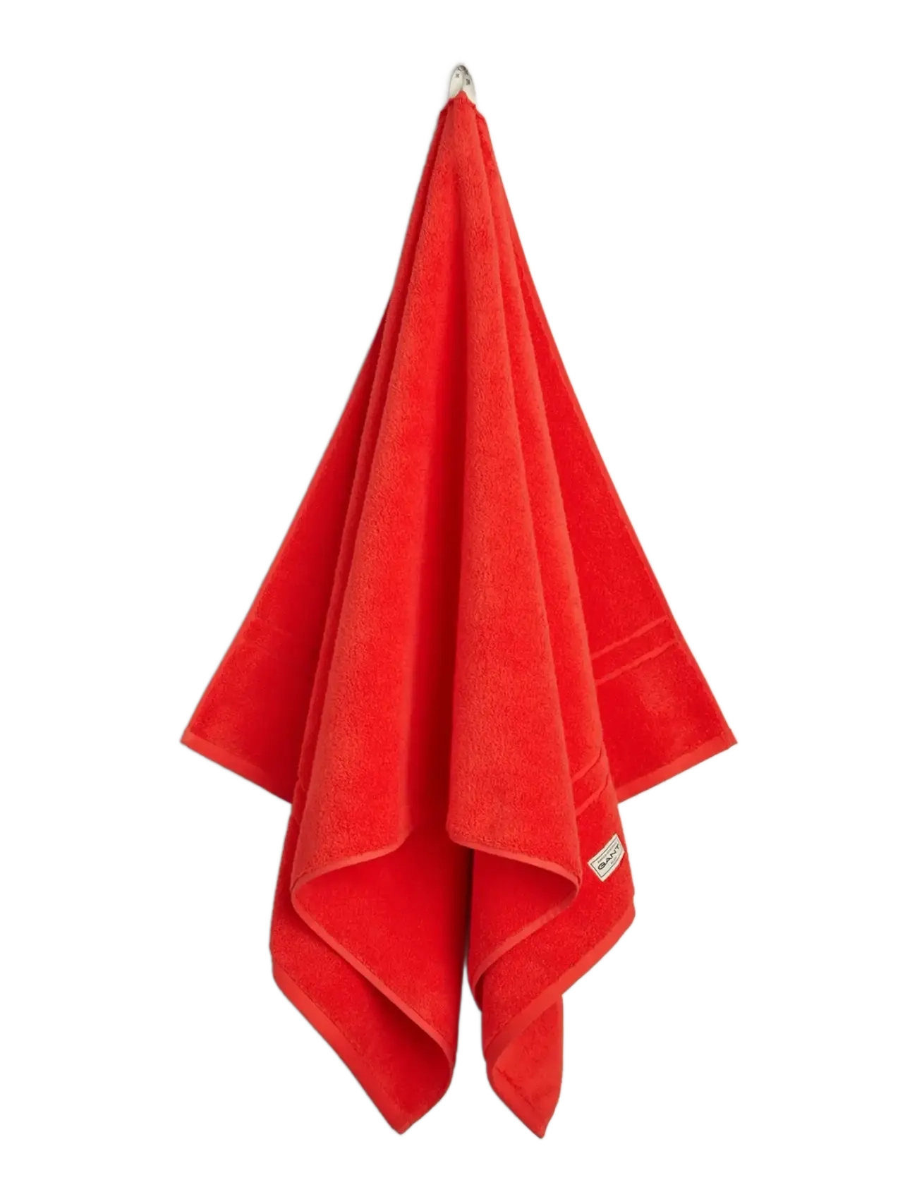 Gant Premium Towel 70 x 140 - Tekstiilid - ORANGE RED / red