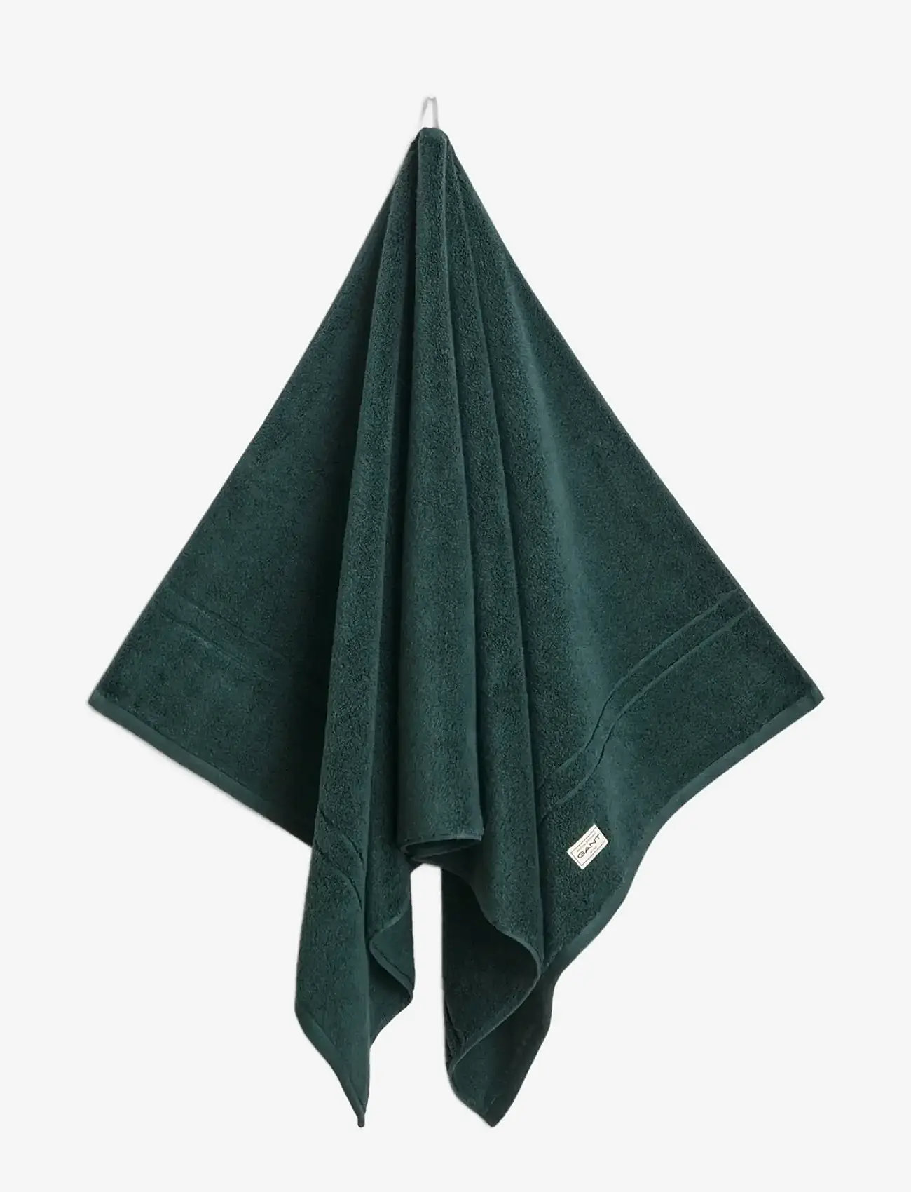 Gant - Premium Towel 70 x 140 - badehåndklæder - tartan green - 0