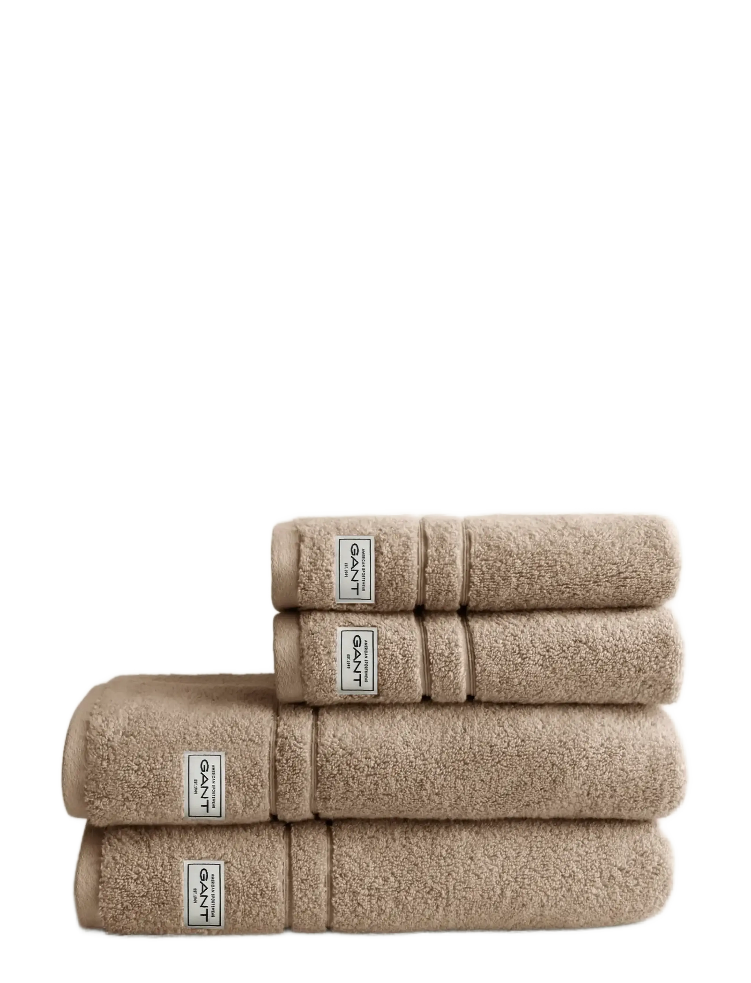 Gant 4-Pack Premium Towels, Hand Håndklæde, Beige, Str: 50X70CM