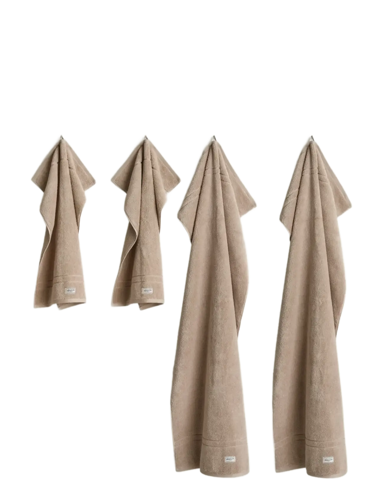 Gant - 4-Pack Premium Towels - osta hinna alusel - silver sand - 1