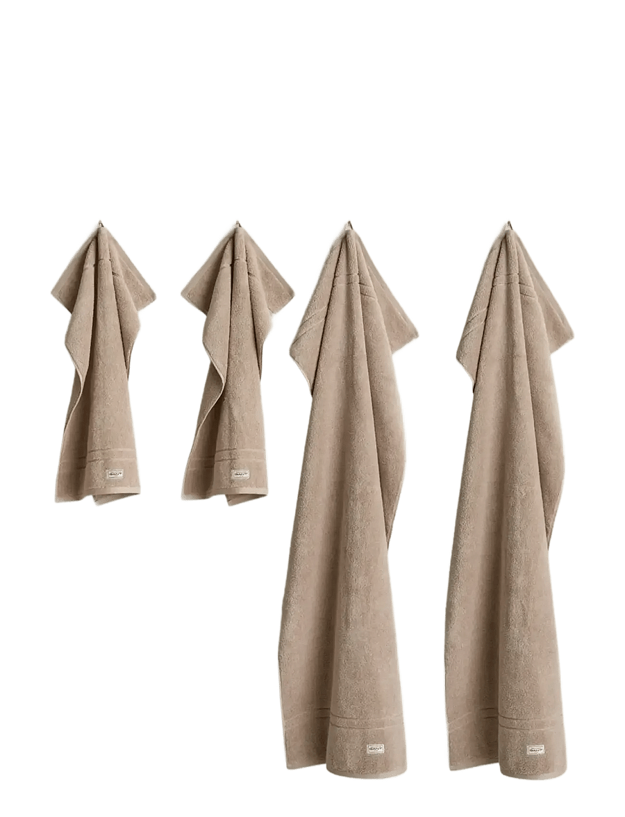 Gant - 4-Pack Premium Towels - osta hinna alusel - silver sand - 1