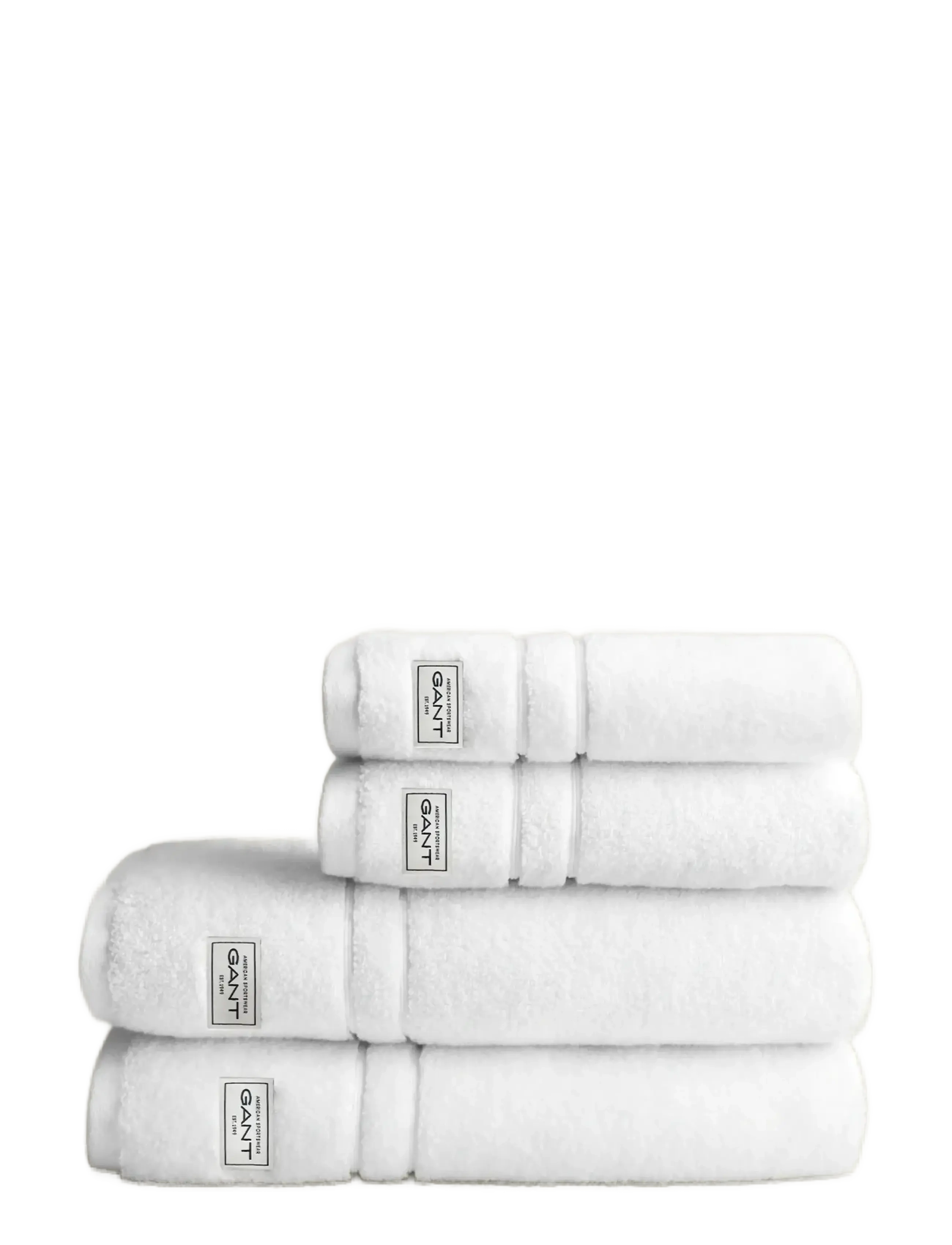 Gant 4-Pack Premium Towels, Hand Håndklæde, Hvid, Str: 50X70CM