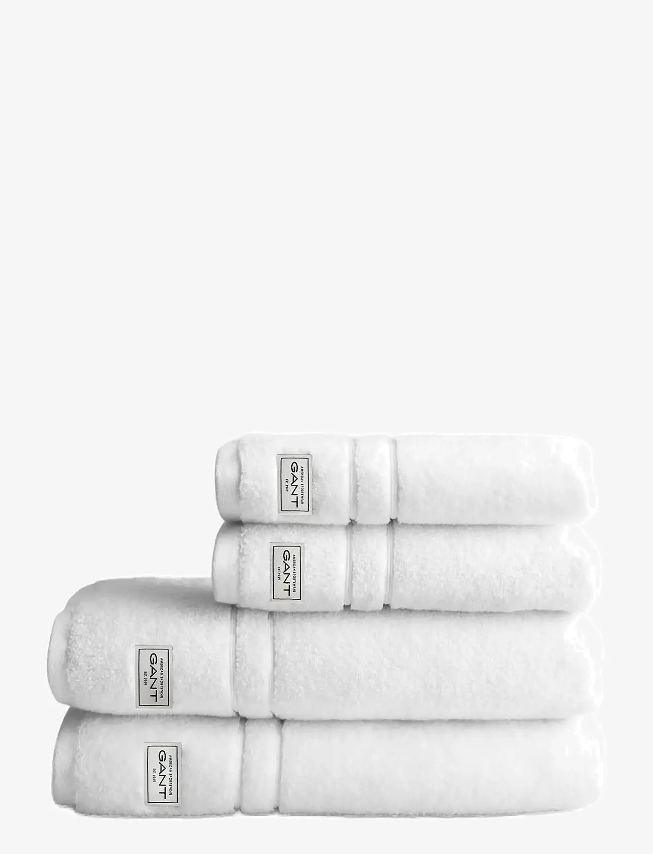 GANT - PREMIUM 4-PACK 50X70 70X140 - white - 0