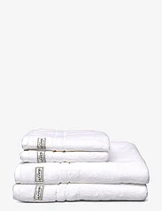 GANT - PREMIUM 4-PACK 50X70 70X140 - bathroom textiles - white - 0
