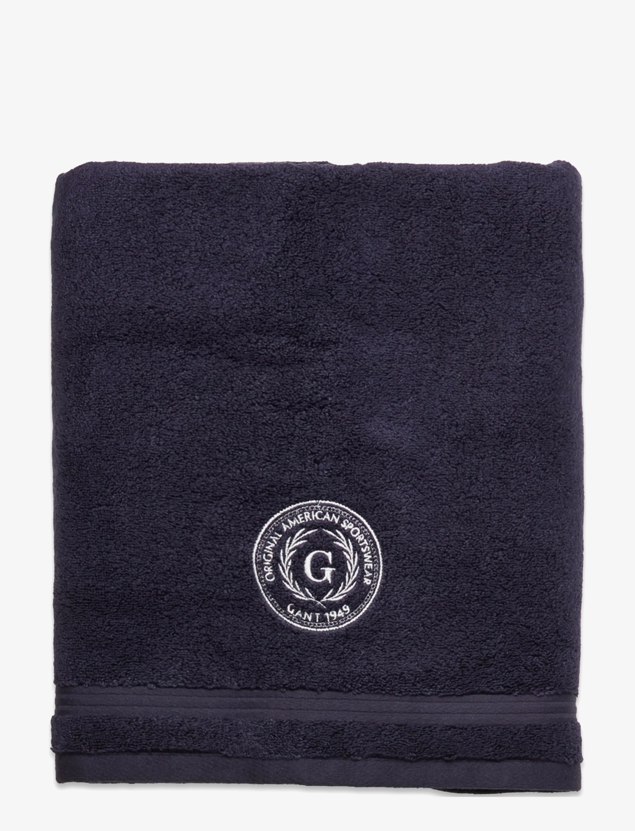 Gant Crest Towel 50X70, Towels & Bath Towels, Marineblau - Hand Homeware