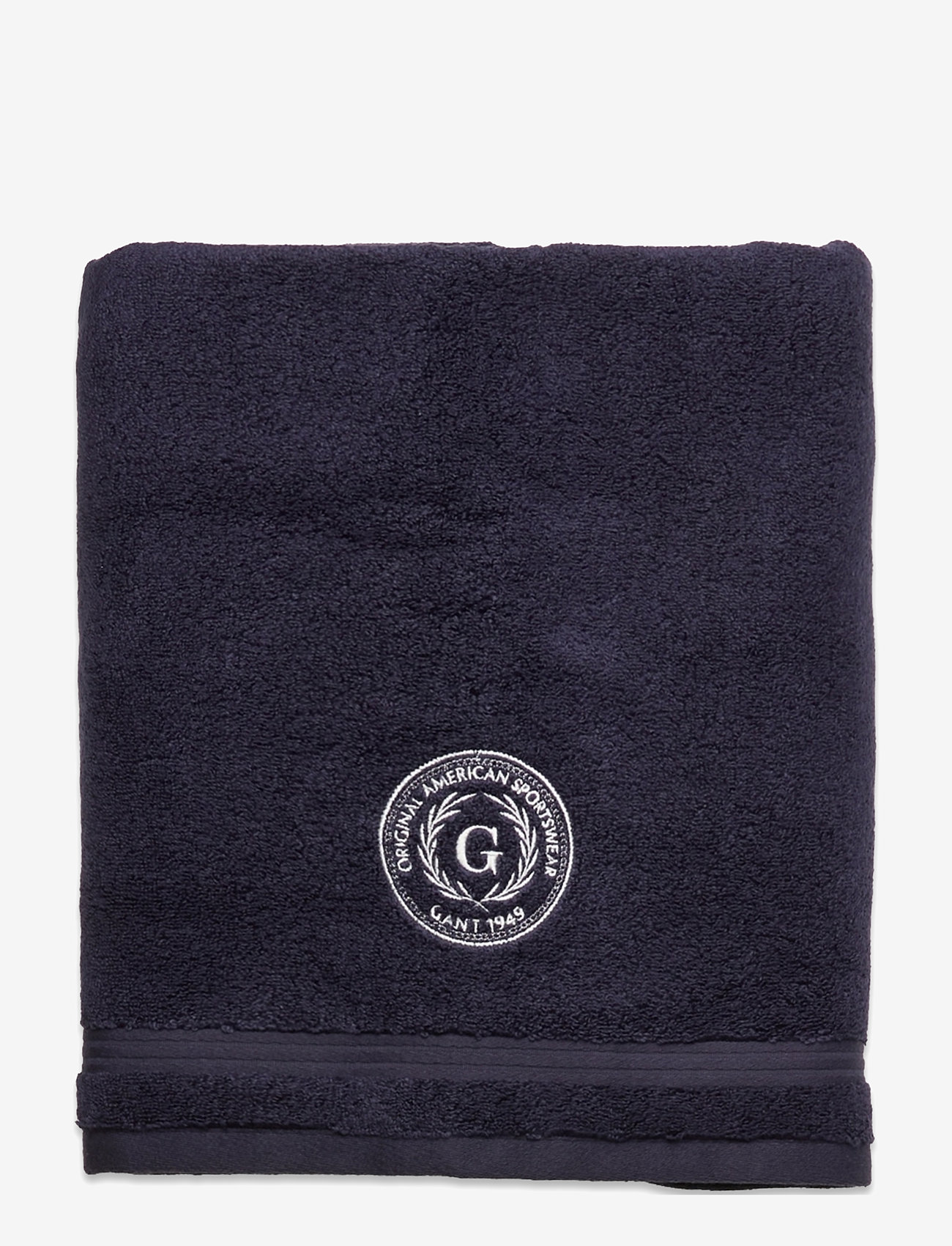 GANT - CREST TOWEL 50X70 - køb efter pris - marine - 0