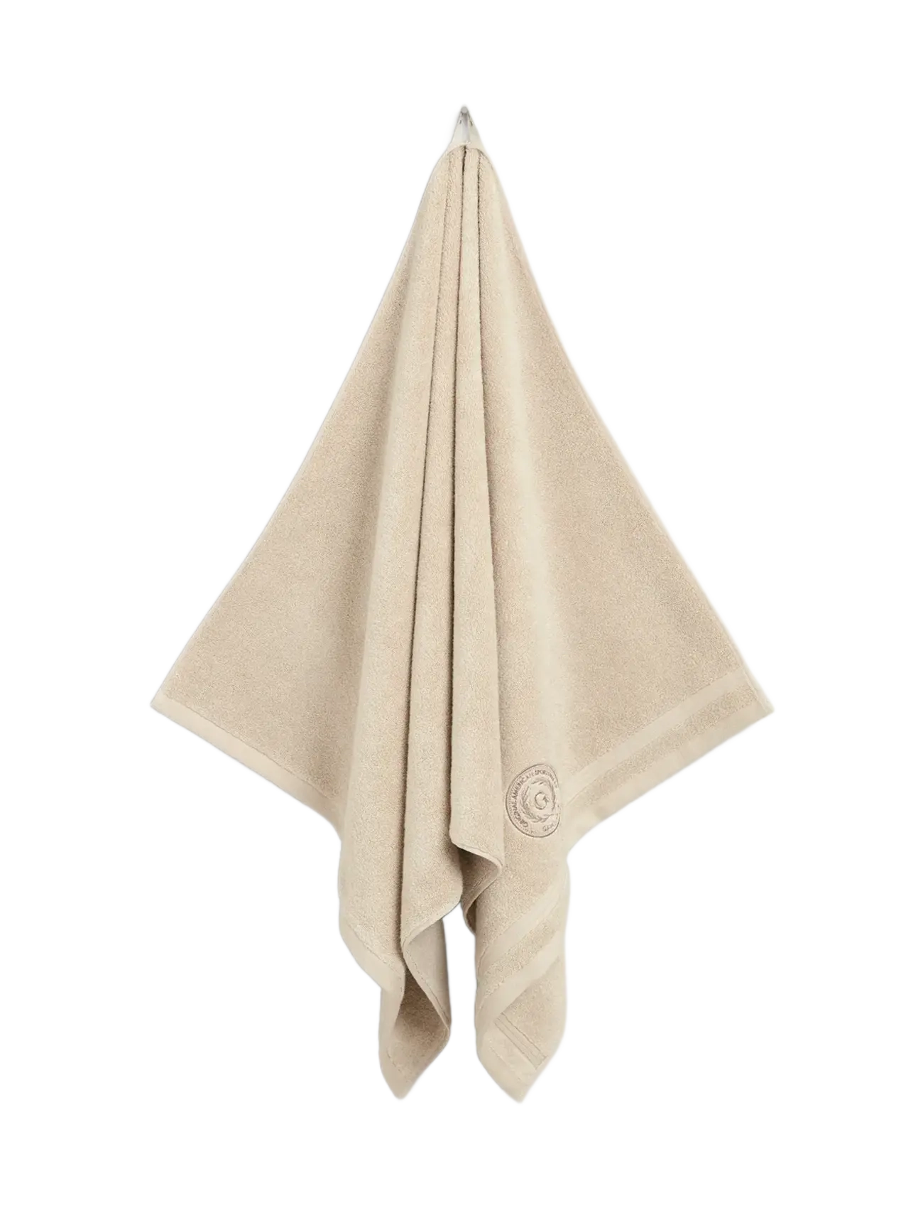 Gant Crest Towel 70X140, One Size, Towels & Bath Towels, Beige - Face Homeware