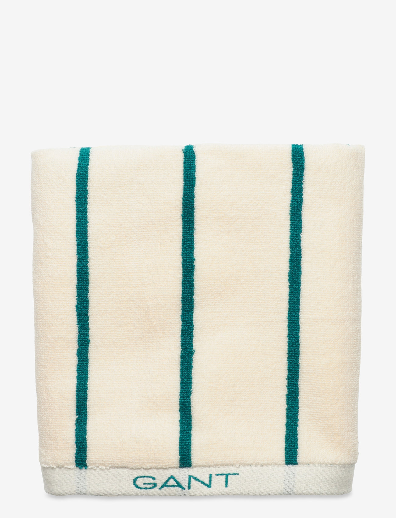GANT - STRIPE TOWEL 50X70 - handdukar - cream - 0