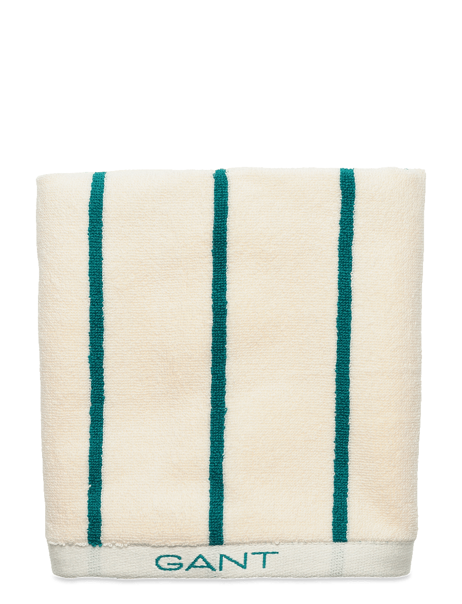 Gant - STRIPE TOWEL 50X70 - käterätikud - cream - 0