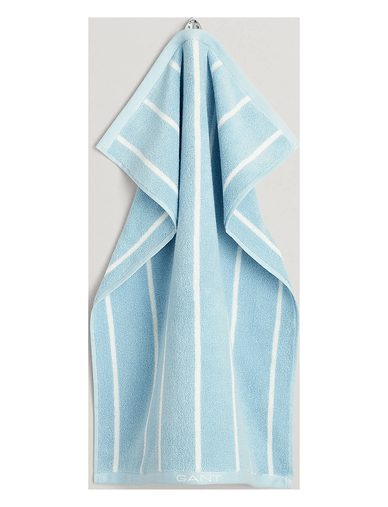 GANT - STRIPE TOWEL 50X70 - køb efter pris - fresh blue - 0