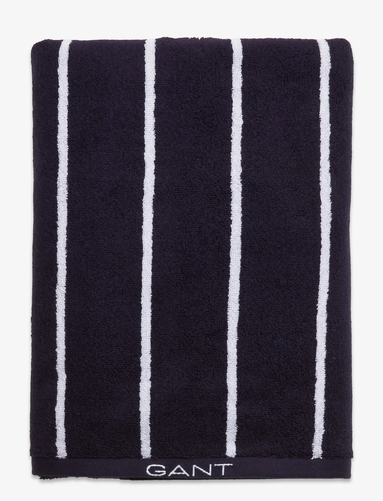 GANT - STRIPE TOWEL 70X140 - face towels - evening blue - 0