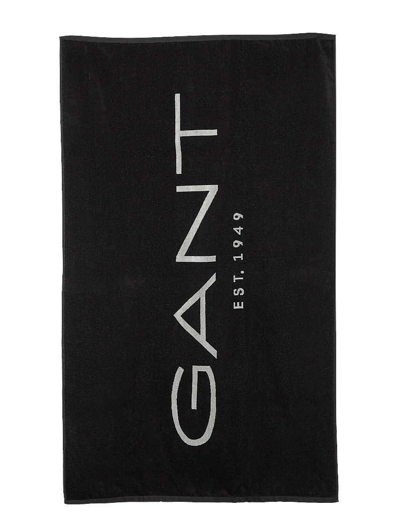 GANT - GANT EST. 1949 BEACH TOWEL - saunalinad - black - 0