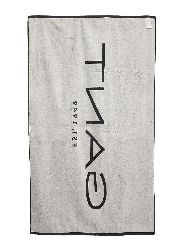 GANT - GANT EST. 1949 BEACH TOWEL - saunalinad - black - 1