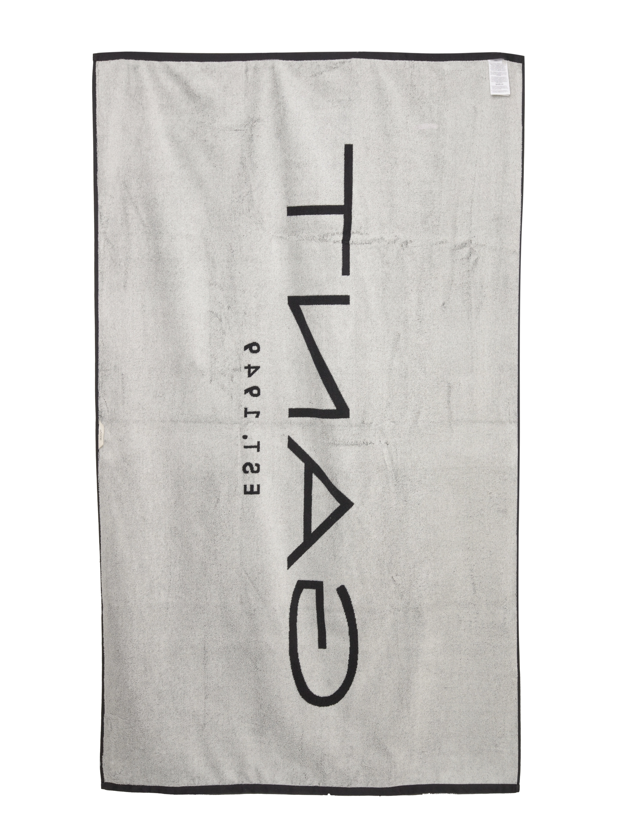 Gant - GANT EST. 1949 BEACH TOWEL - badehåndklær - black - 1
