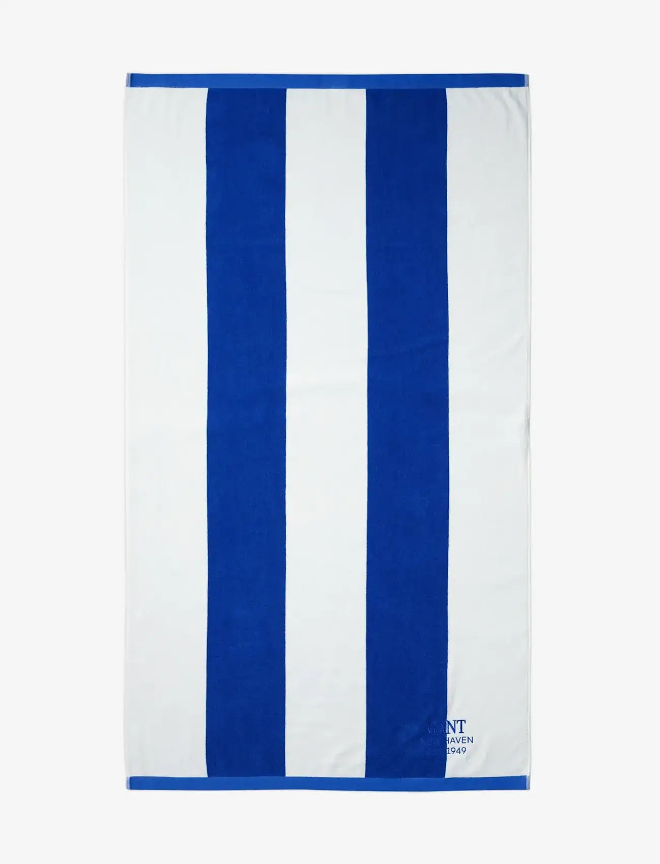 Gant - BOLD STRIPE BEACH TOWEL - badehåndklæder - rich blue - 1