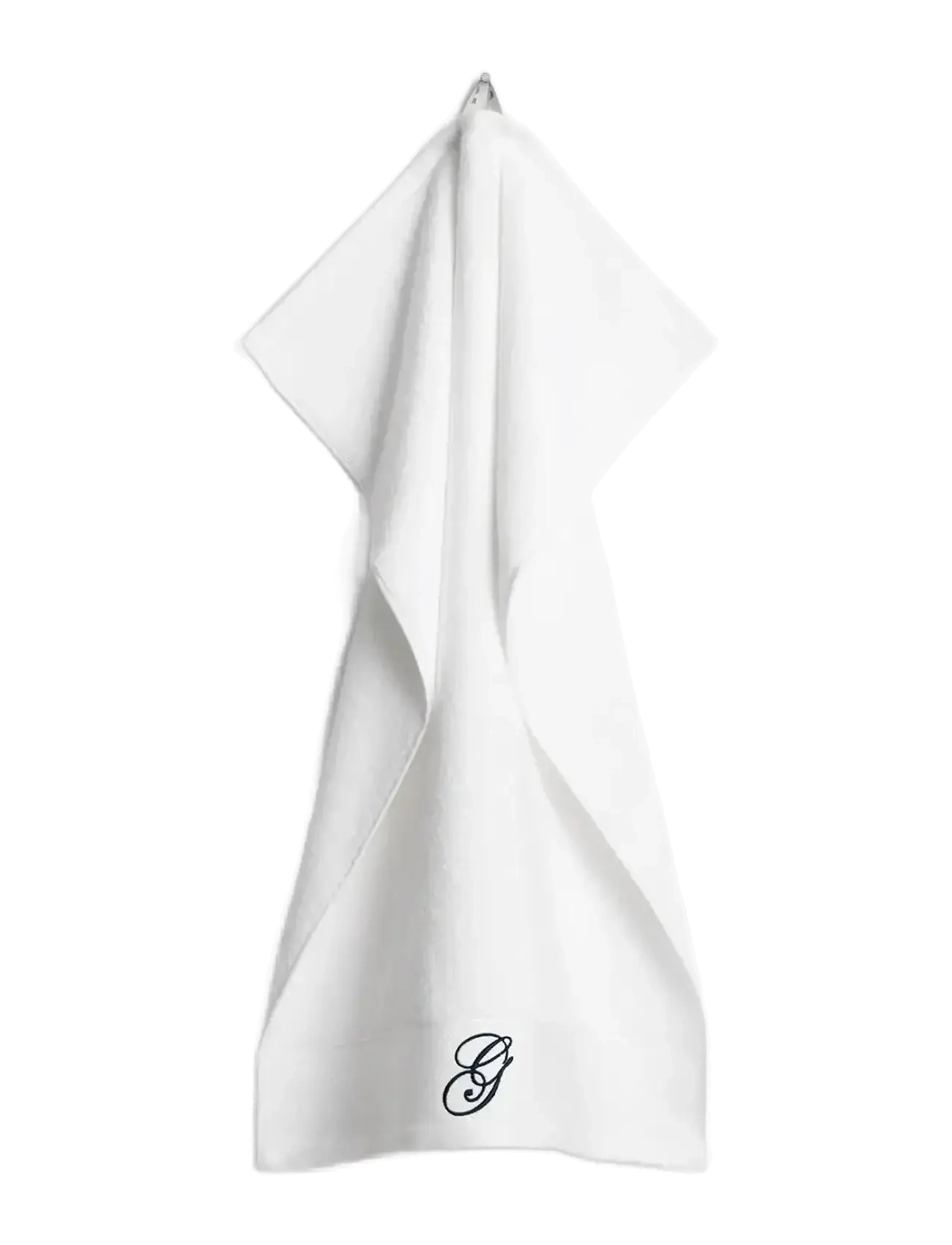 Gant EMBROIDERY TOWEL 50X70 - Gant Home - WHITE / white