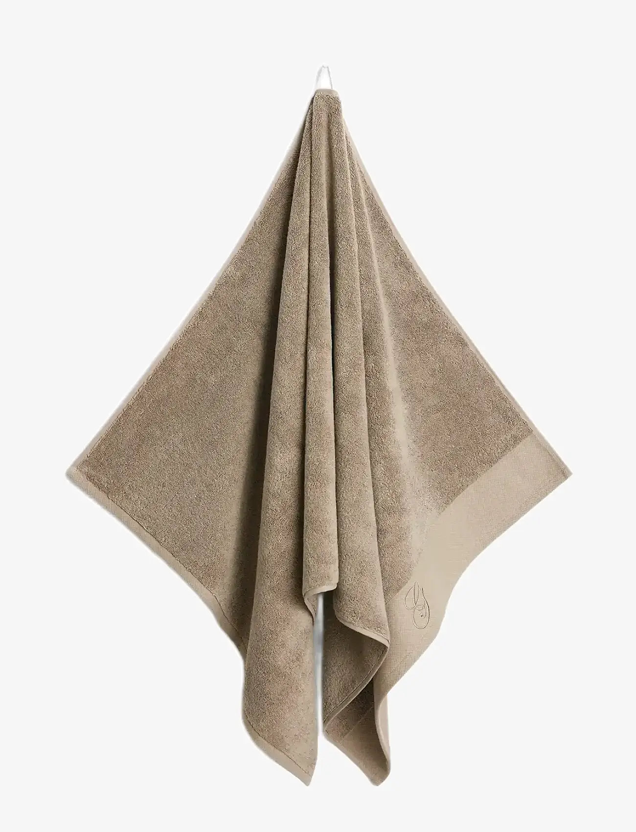 GANT - EMBROIDERY TOWEL - guest towels - taupe beige - 0