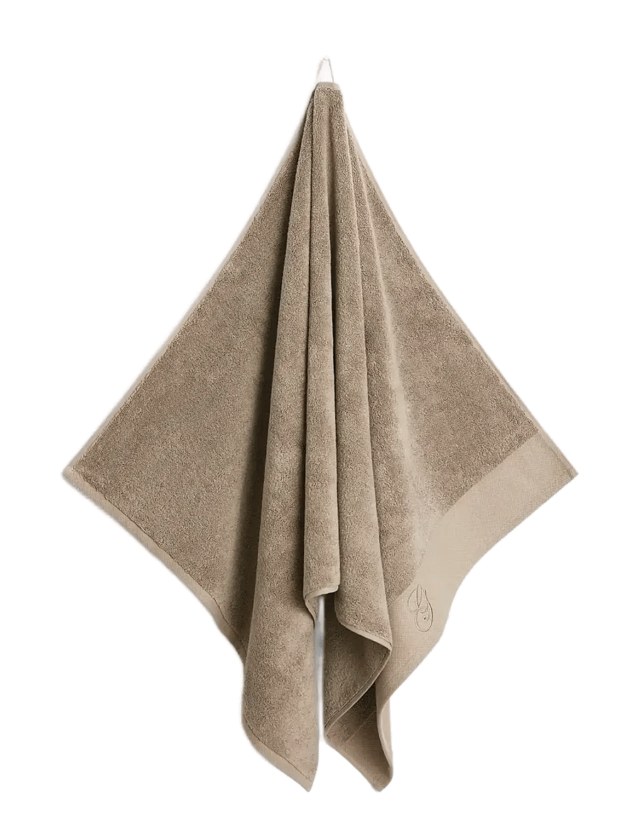 Gant - EMBROIDERY TOWEL 70X140 - serviettes pour le bain - taupe beige - 0