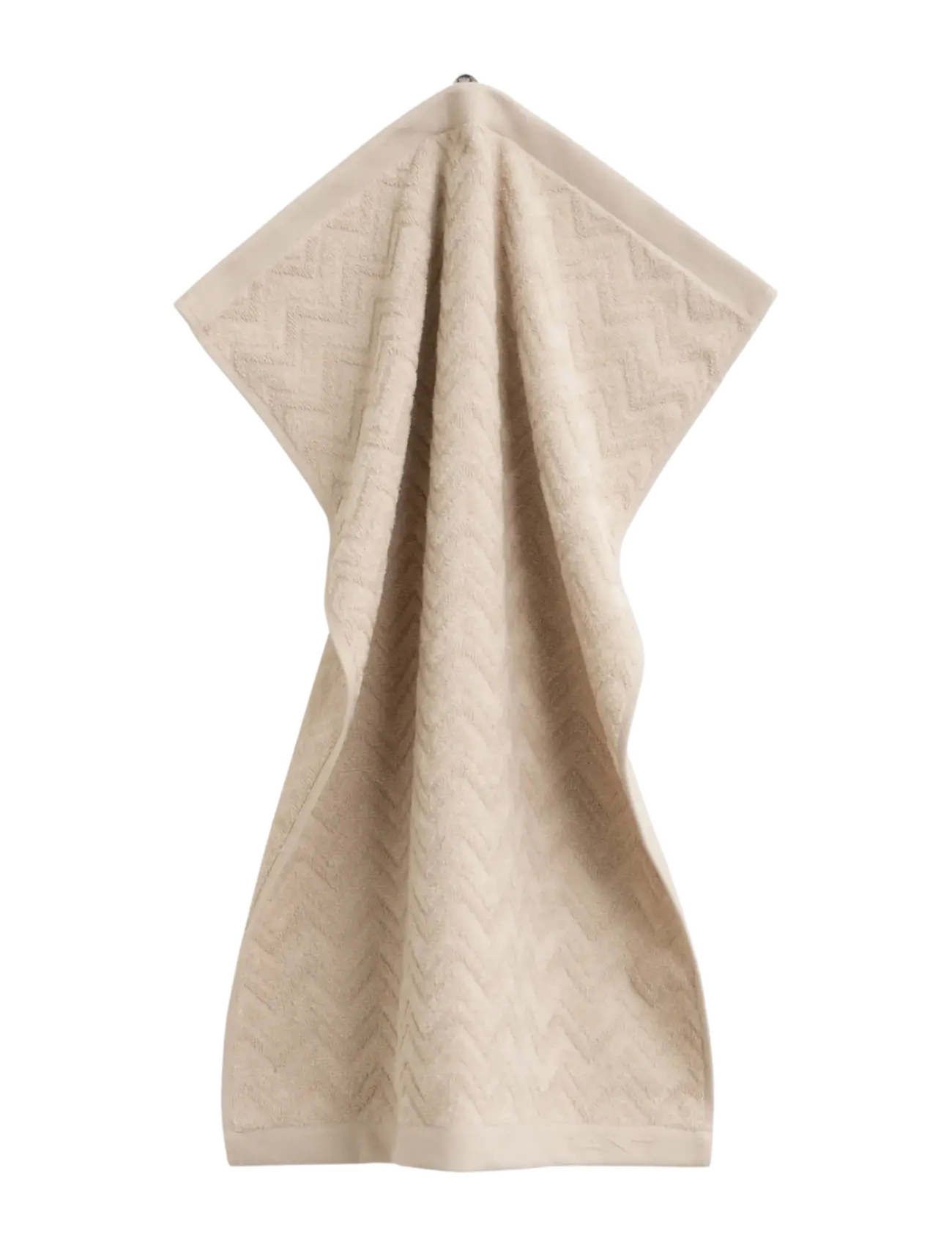 Gant JACQUARD HERRINGBONE TOWEL 50X70 - Badezimmer - FADED BEIGE / beige