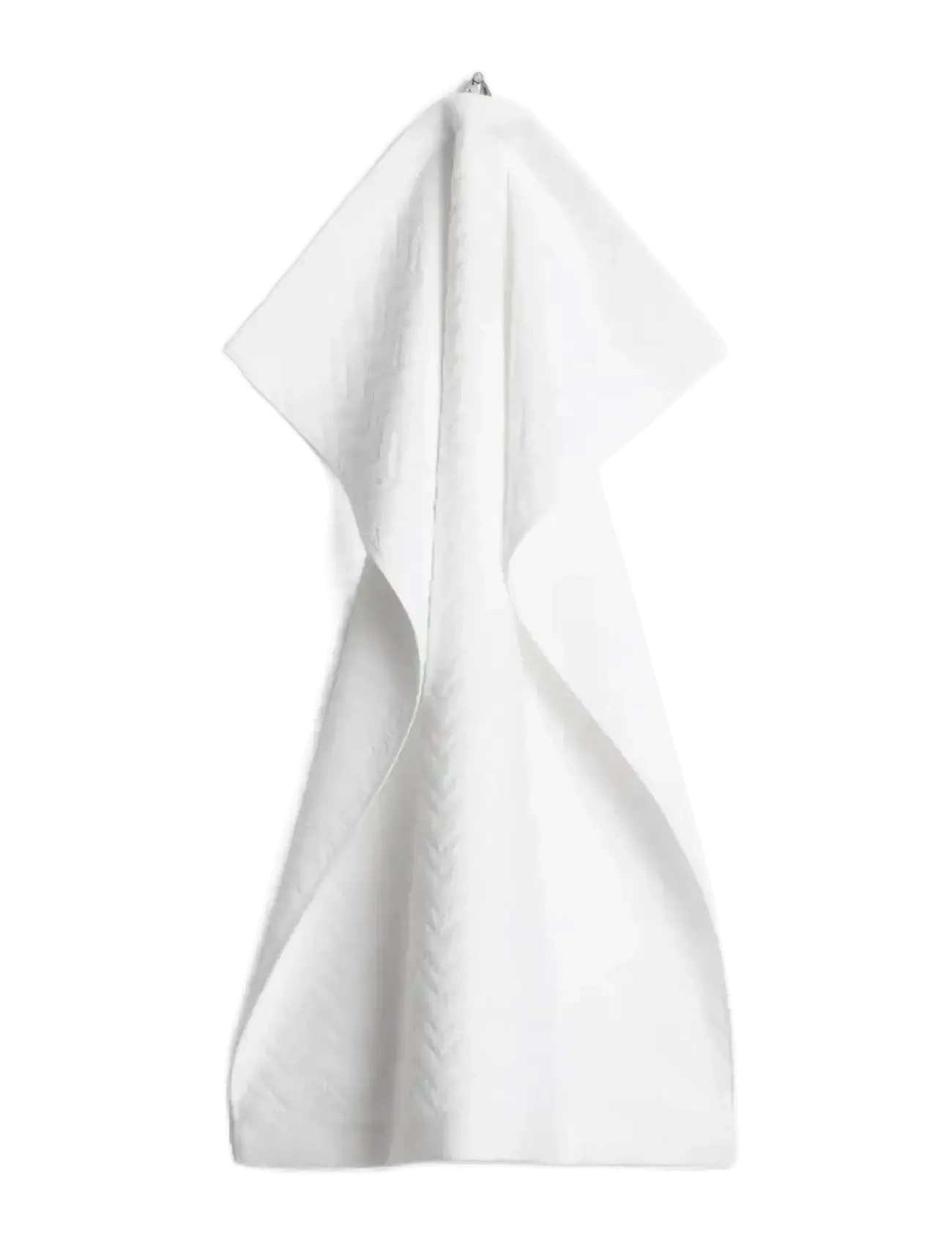 Gant JACQUARD HERRINGBONE TOWEL 50X70 - Tekstiilid - WHITE / white