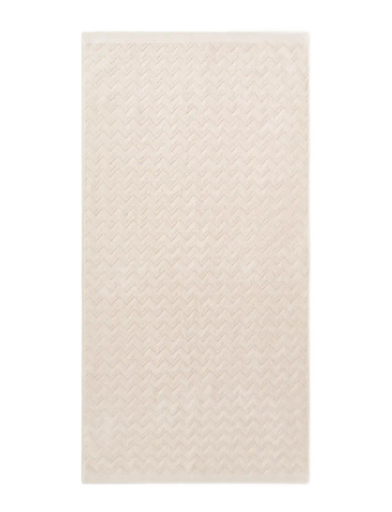 Gant - JACQUARD HERRINGBONE TOWEL 70X140 - badehåndklæder - faded beige - 1
