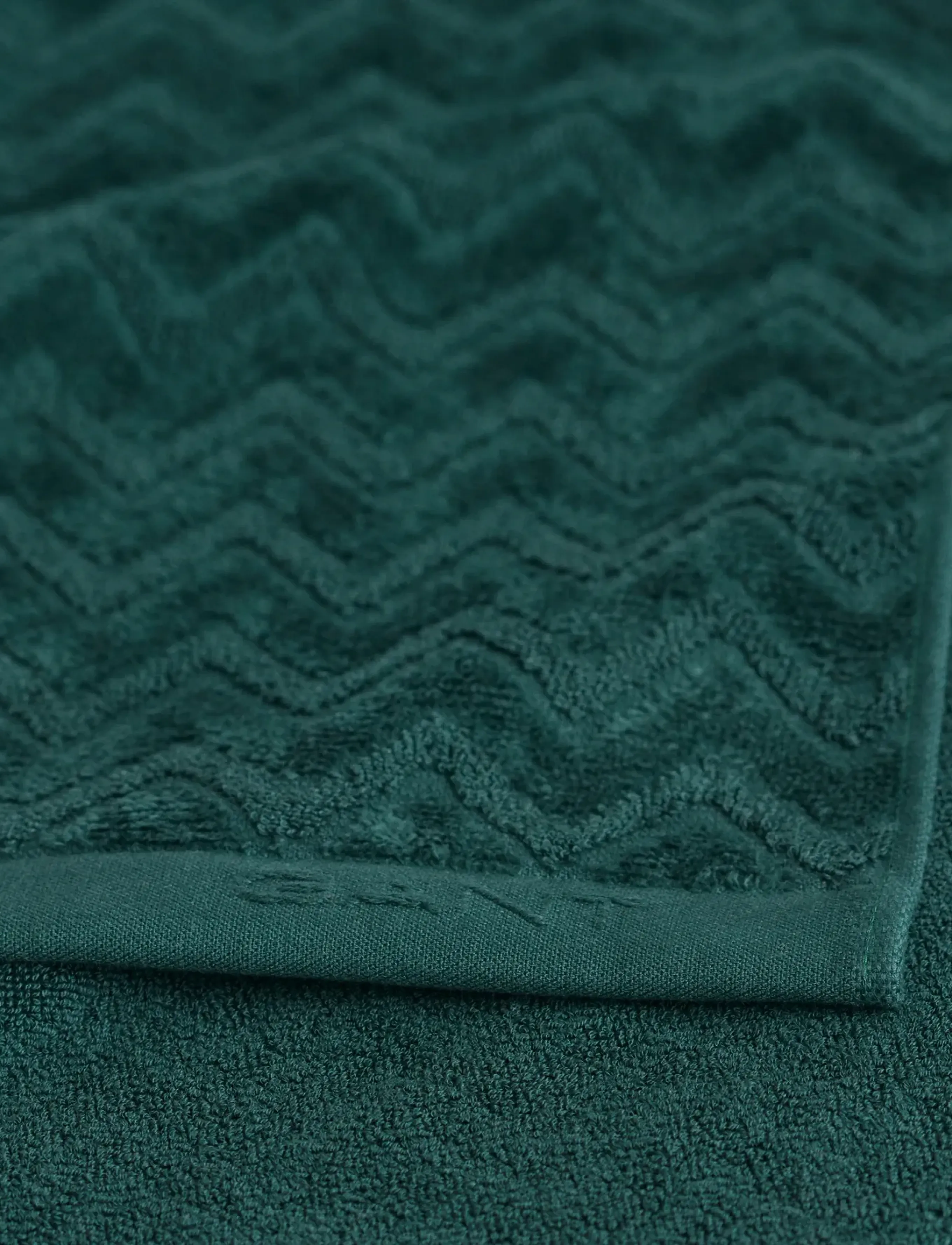 Gant - JACQUARD HERRINGBONE TOWEL - madalaimad hinnad - tartan green - 1