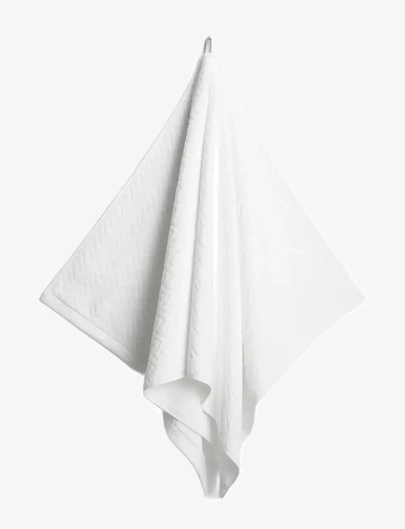 GANT - JACQUARD HERRINGBONE TOWEL - handdukar - white - 0