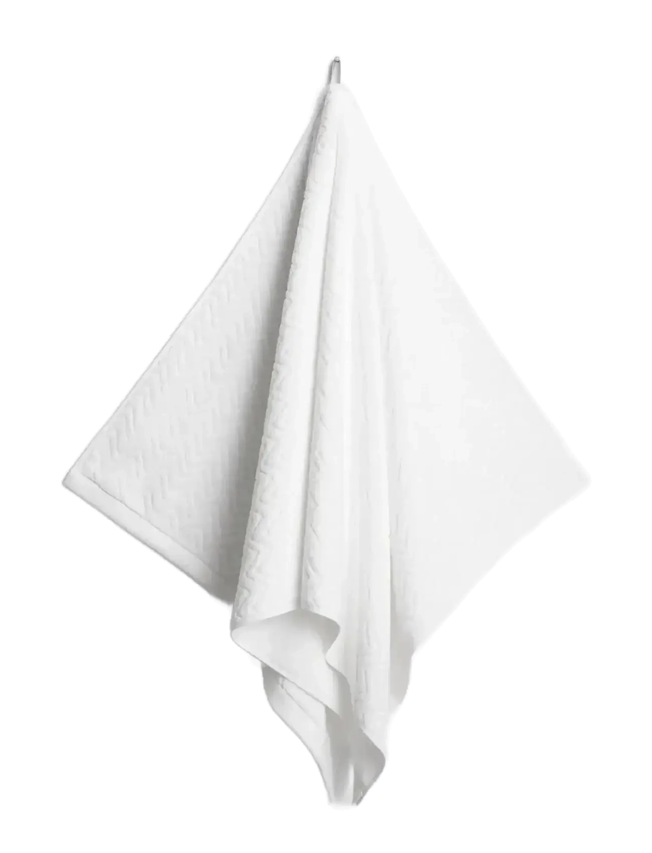 JACQUARD HERRINGBONE TOWEL 70X140 - WHITE