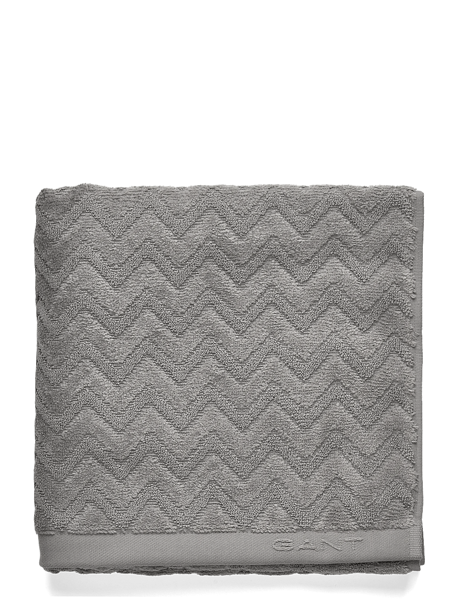 Gant - JACQUARD HERRINGBONE BATH MAT - vaibad - concrete grey - 0