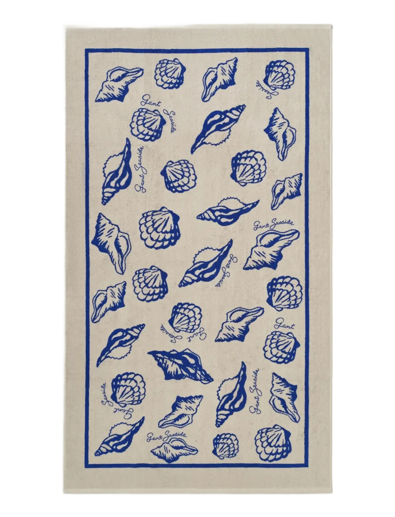 Gant - SEASHELL PRINT BEACH TOWEL - faded beige - 1