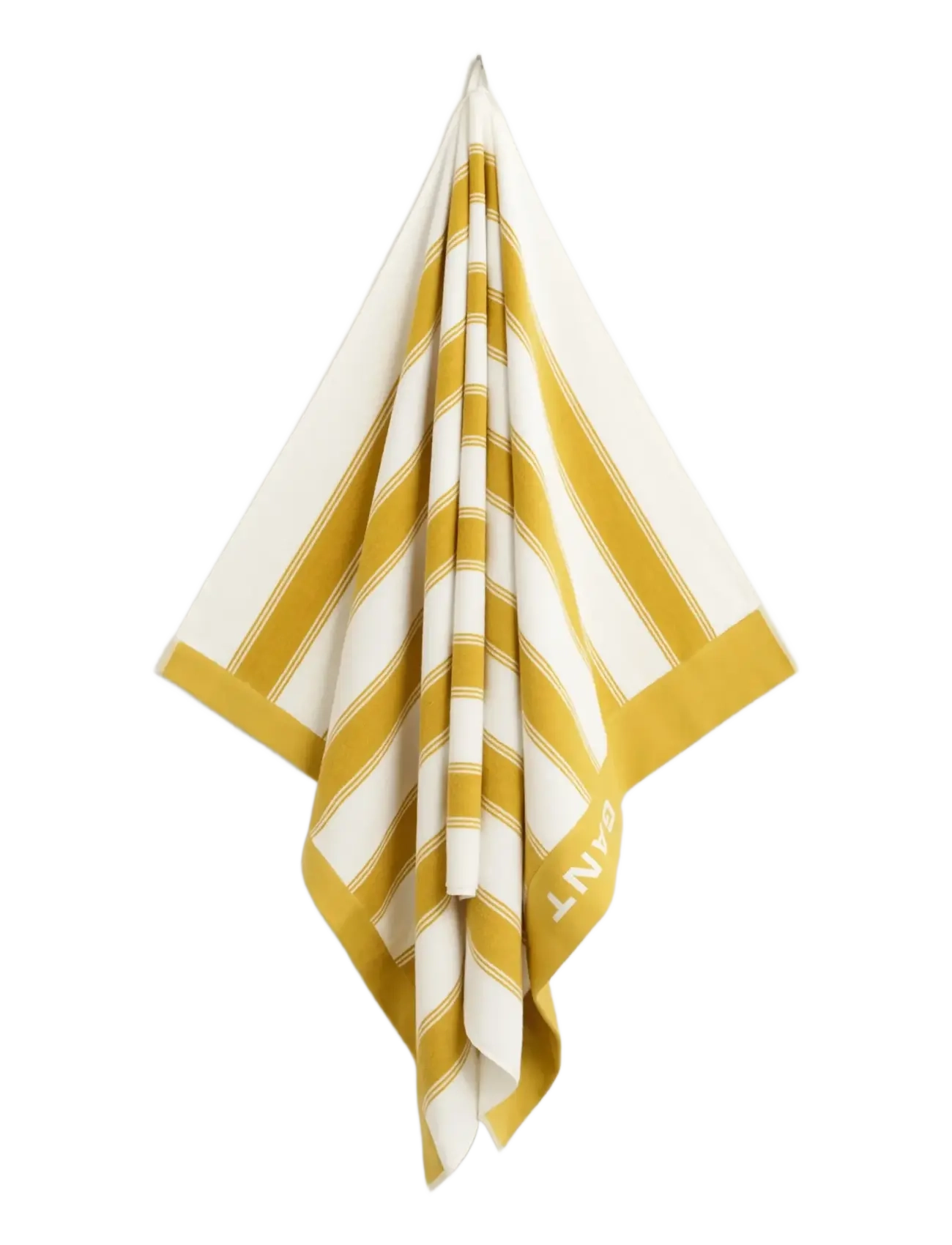 GANT YACHT STRIPE BEACH TOWEL - GANT Home - MUSTARD YELLOW / yellow