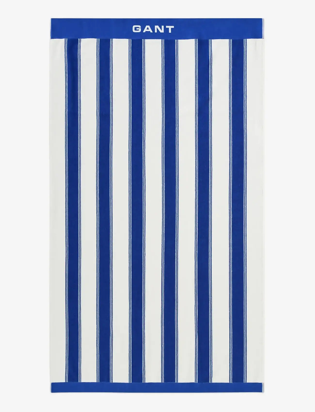 GANT - YACHT STRIPE BEACH TOWEL - bath towels - royal blue - 1