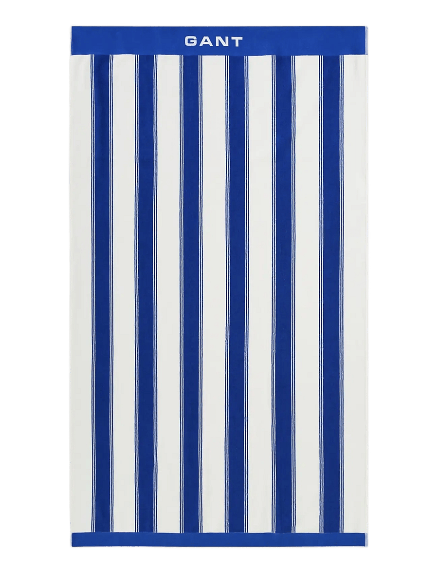 Gant - YACHT STRIPE BEACH TOWEL - badehåndklæder - royal blue - 1