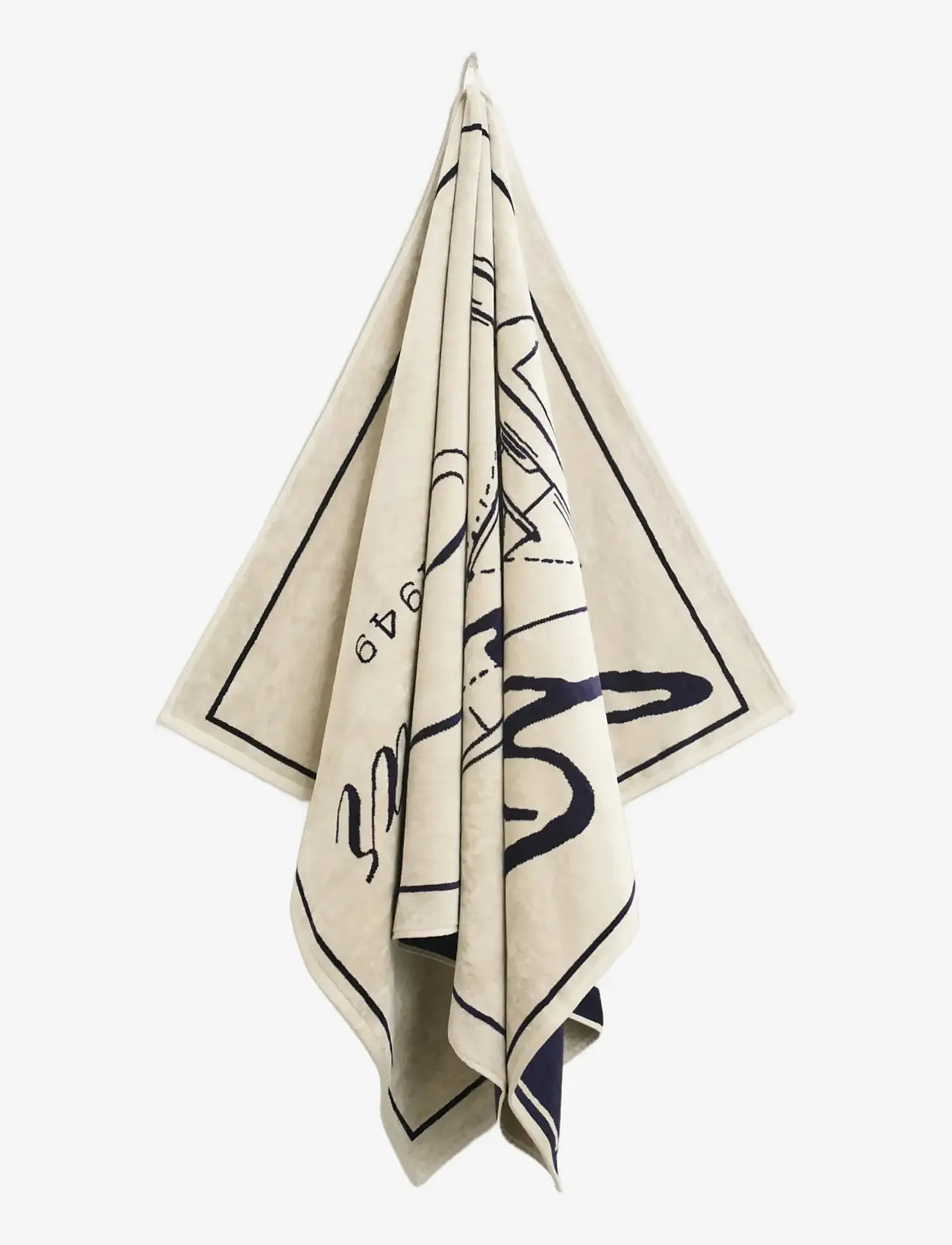 GANT - SINCE 1949 BEACH TOWEL - badetücher - faded beige - 0