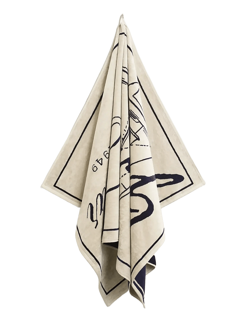 GANT - SINCE 1949 BEACH TOWEL - badetücher - faded beige - 0