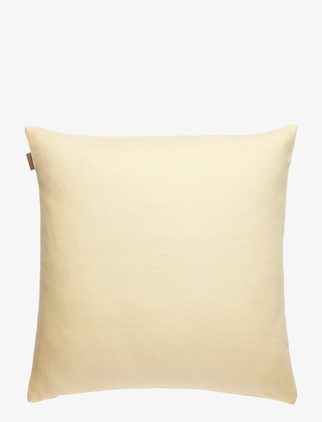 GANT - TONAL CREST CUSHION - cushions - lemon - 1