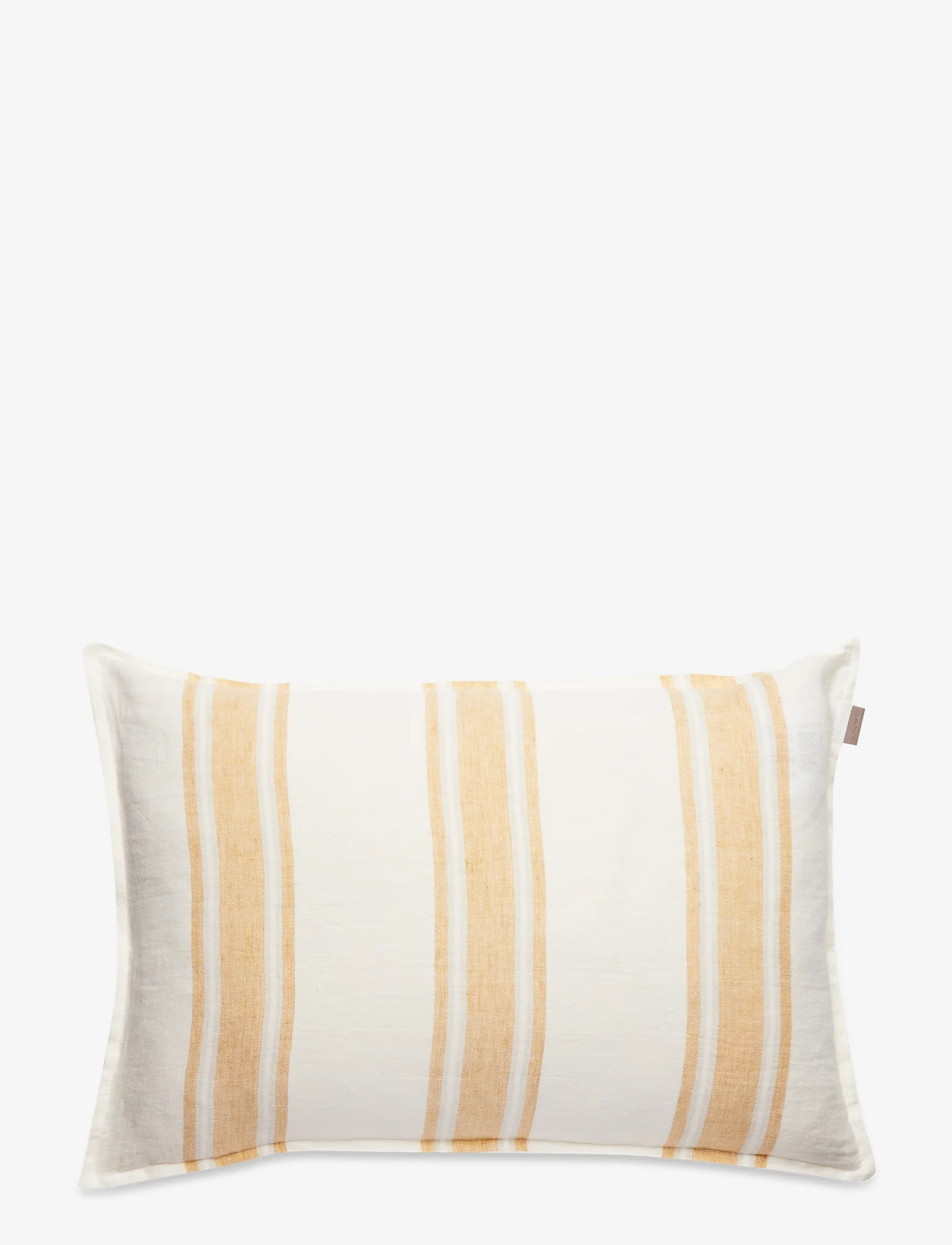 GANT - LINEN STRIPE CUSHION - cushions - warm yellow - 0