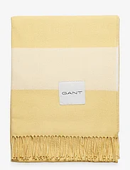 GANT - WOOL BLEND THROW - blankets & throws - lemon - 0