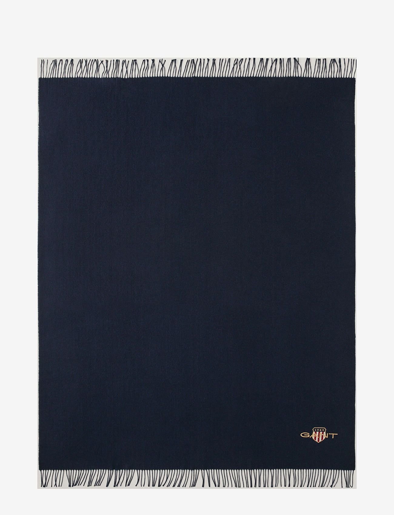 GANT - ARCHIVE SHIELD THROW - filtar & plädar - evening blue - 2