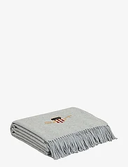 GANT - ARCHIVE SHIELD THROW - blankets & throws - grey - 0