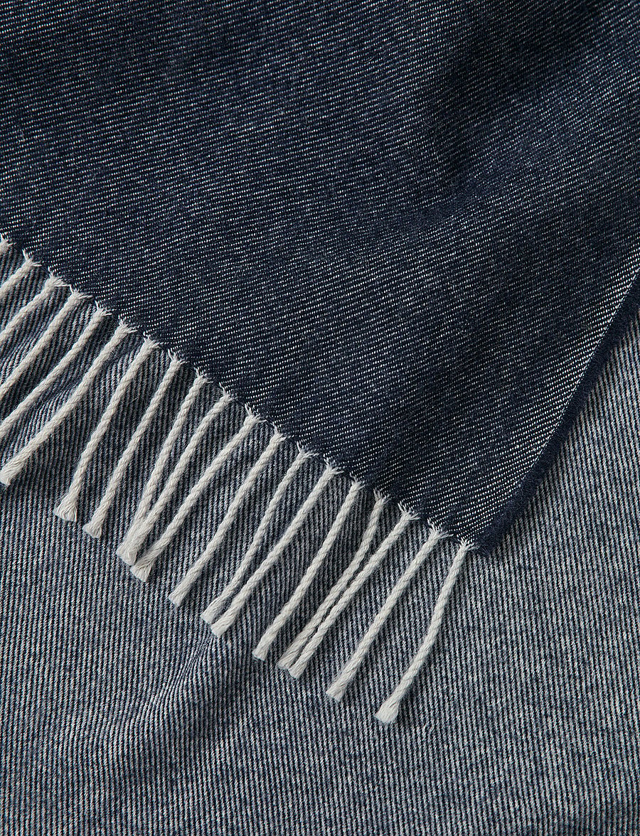 Gant - LOGO THROW - pledai ir užtiesalai - evening blue - 0