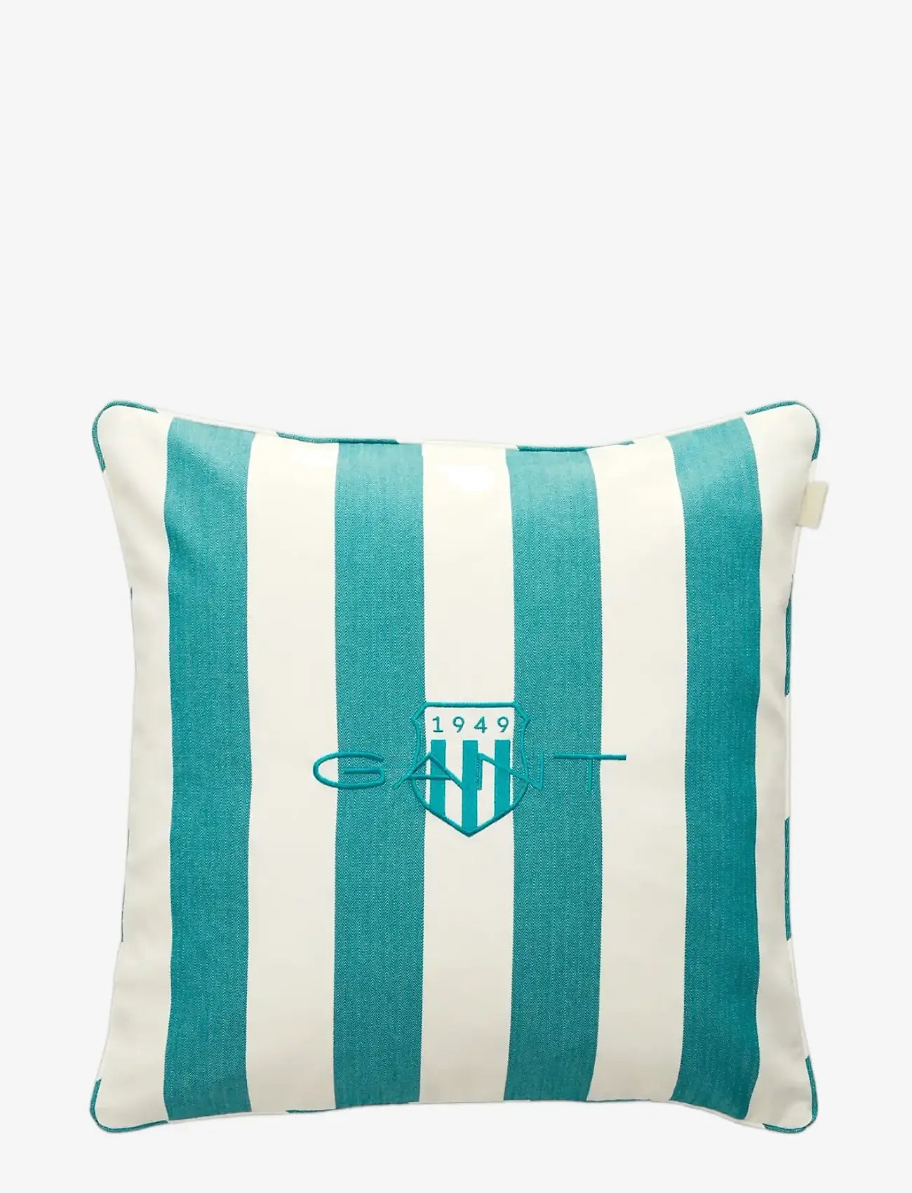 Gant - STRIPE ARCHIVE SHIELD CUSHION - kissenbezüge - ocean turquosie - 1