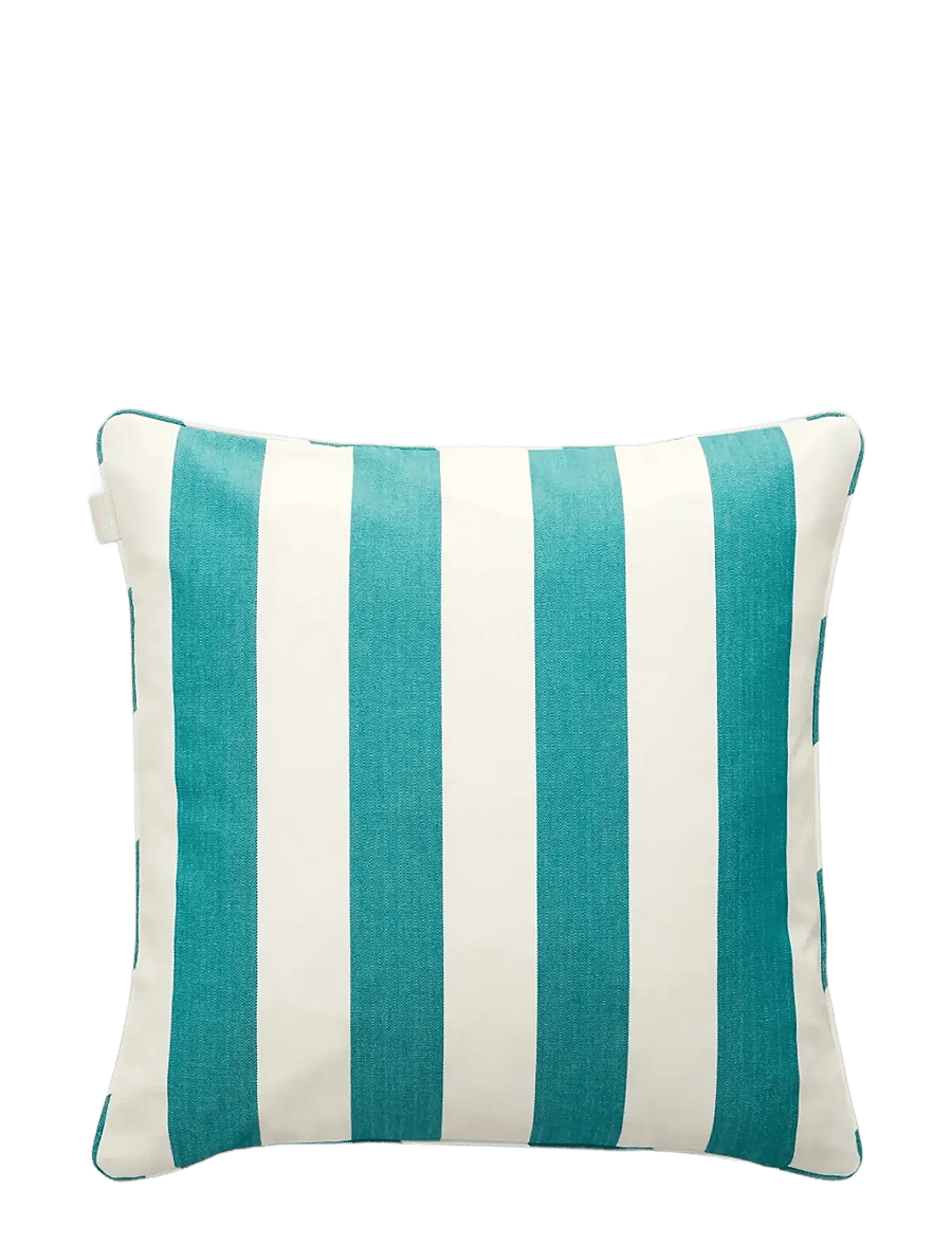 Gant - STRIPE ARCHIVE SHIELD CUSHION - dekoratīvās spilvendrānas - ocean turquosie - 2