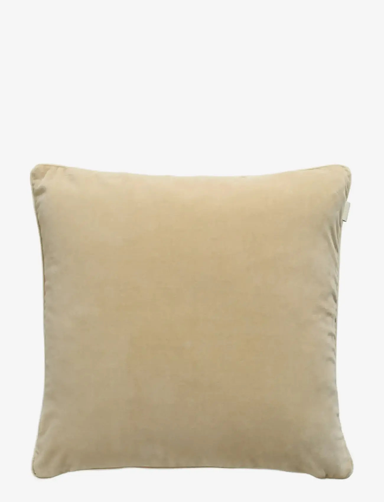 GANT - VELVET CUSHION - cushion covers - dry sand - 0