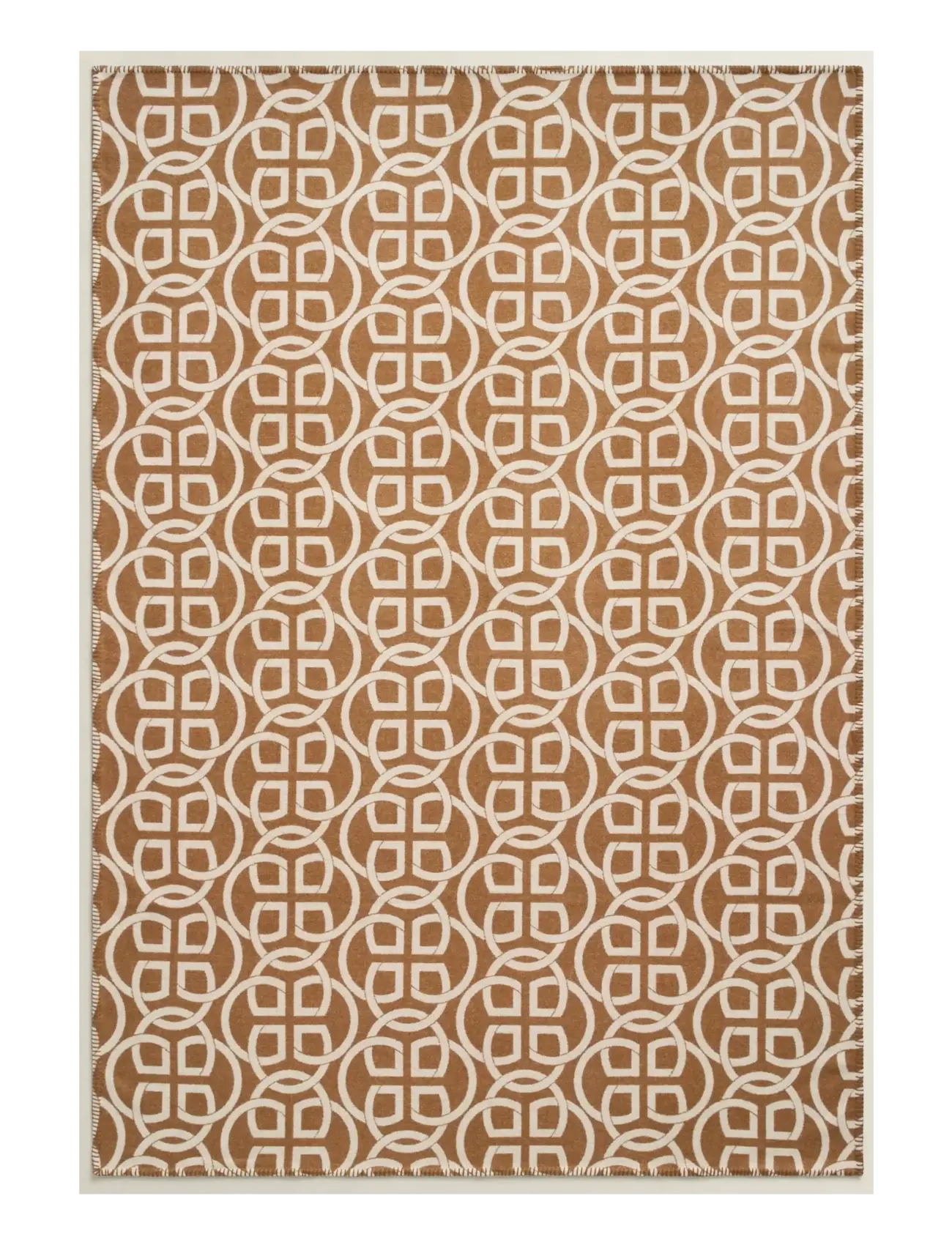 Gant - MONOGRAM WOOL THROW - decken - deep brown - 1